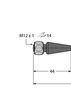 Przewód przyłączeniowy PVC RKH4.5-2/TFE - Turck
