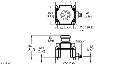 Przycisk wyłączenia awaryjnego SSA-EB2P-02ED1Q5B - Turck