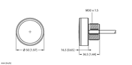 Reflektor LED WL50-3TW - Turck