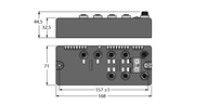 Stacja sieciowa BL Compact dla DeviceNet BLCDN-6M12L-4AI-VI-2AO-V - Turck