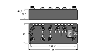 Stacja sieciowa BL compact dla PROFIBUS-DP BLCDP-6M12LT-2AI-PT-8XSG-PD - Turck