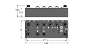 Stacja sieciowa BL compact dla PROFIBUS-DP BLCDP-6M12LT-2AI-PT-8XSG-PD - Turck