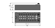 Stacja sieciowa BL Compact dla DeviceNet BLCDN-16M8L-8DI-P-8DI-P - Turck