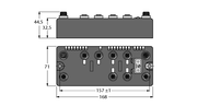 Stacja sieciowa BL compact dla PROFIBUS-DP BLCDP-6M12LT-4AI-VI-2AO-I - Turck