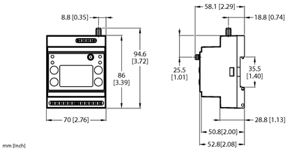 Sterownik sieciowy DXM700-B1R4 - Turck