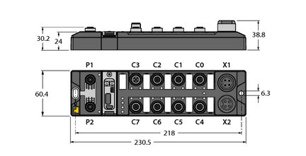 Sterownik kompaktowy PLC, IP67 TBEN-L4-PLC-10 - Turck