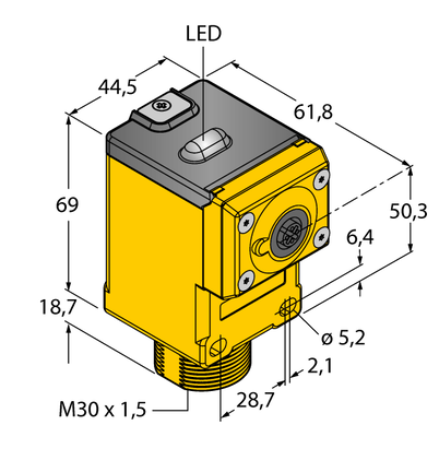 System transmisji radiowej DX80N2Q45RD2 - Turck