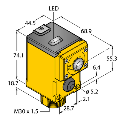 System transmisji radiowej DX80N2Q45BL-RG - Turck