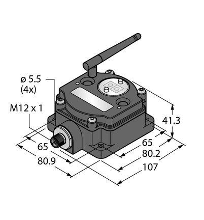 System transmisji radiowej DX80SR2M-HL - Turck