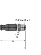 Złącze Deutsch DT06-2S-A-2-RSC4.221T/TXL - Turck