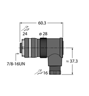 Złącze rozbieralne B4231-0/9 - Turck