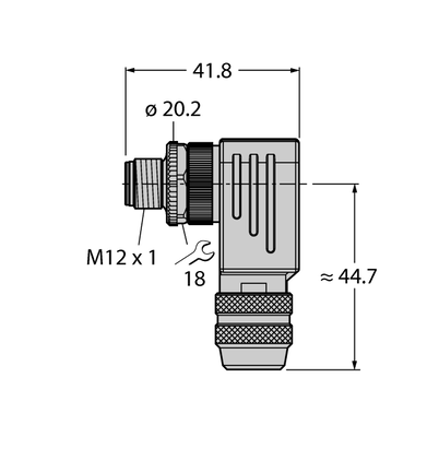 Złącze rozbieralne CMBS8241-0 - Turck