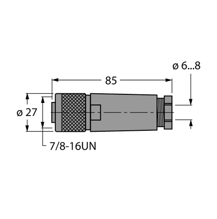 Złącze rozbieralne BK4140-0/9 - Turck