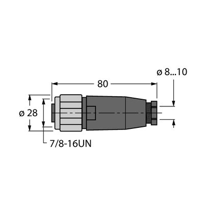 Złącze rozbieralne BKV4140-0/11 - Turck