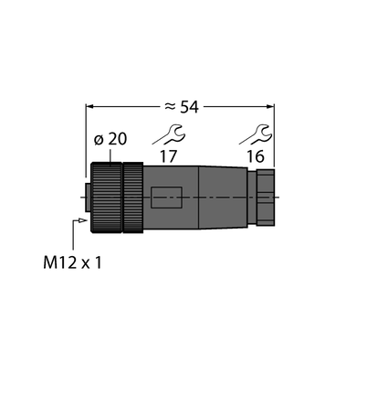 Złącze rozbieralne B8151-0/PG9 - Turck