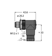 Złącze rozbieralne BS82121-0/PG9 - Turck