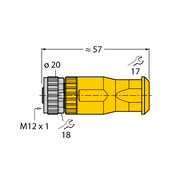 Złącze rozbieralne BM8151-0/PG9/YE - Turck