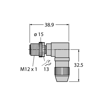 Złącze rozbieralne HAS8241-0 - Turck