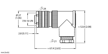 Złącze rozbieralne FW-MWKPM0514-P-S-1012 - Turck