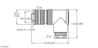 Złącze rozbieralne FW-MWKPM0514-P-S-1012 - Turck