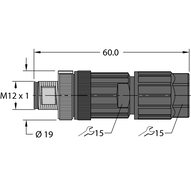 Złącze rozbieralne FW-ERSPM0526-SA-P-0408 - Turck
