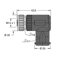 Złącze rozbieralne FW-EWKPM0416-SA-S-0408 - Turck