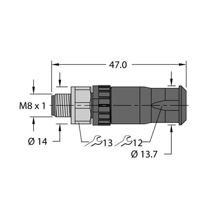 Złącze rozbieralne FW-PRSPM0320-SA-S-0406 - Turck