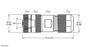 Złącze rozbieralne FW-ERKPM0514-PL-S-0813 - Turck