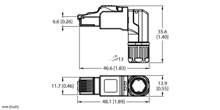 Złącze rozbieralne FW-RWSSP0822-IE-I-0510 - Turck
