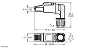 Złącze rozbieralne FW-RWSSP0822-IE-I-0510 - Turck