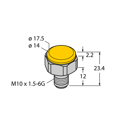 Znacznik HF TW-BD10X1.5-19-B128 - Turck
