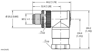 Złącze rozbieralne FW-EWSPM0416-PT-S-0810 - Turck