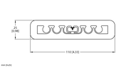 Znacznik UHF TW860-960-L110-25-P-B40-1.5KPCS - Turck
