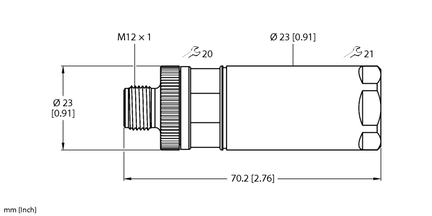 Złącze rozbieralne FW-ERSSM0414-PS-P-0611 - Turck