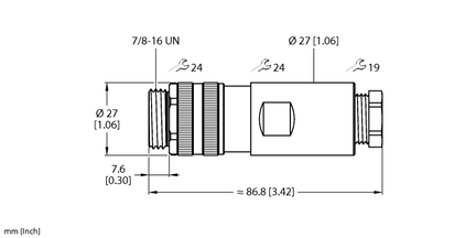Złącze rozbieralne BS 4151-0/11 - Turck