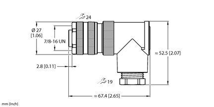 Złącze rozbieralne FW-MWKPM0514-P-S-0810 - Turck