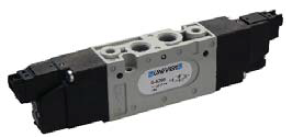 Elektrozawór 5/2 powrót elektryczny wzmocniony (GL-6266) seria GL6 - Univer