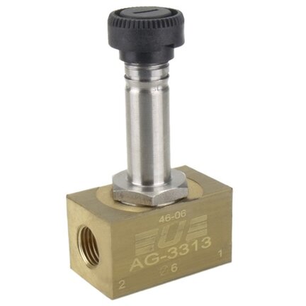 Elektrozawór 3/2 NC, G1/4 bezpośredniego działania (AG-3313) seria AG - Univer