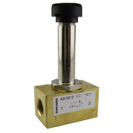 Elektrozawór mini 3/2 NO śr.2,4, G1/4 (AB-0819) seria U2 (AB) - Univer