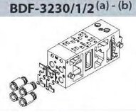 Płyta przyłączeniowa 2-zaworowa norma VDMA-ISO (BDF-3230) - Univer