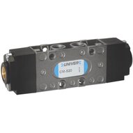 Zawór G1/4, sterowany sygnałem pneumatycznym (CM-9520) seria CM - Univer