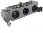 Płyta przyłączeniowa z odpowietrzeniem do płyty, regulacja przepływu G1/8 (CP-100) - Univer