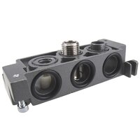 Płyta przyłączeniowa z odpowietrzeniem do płyty, regulacja przepływu G1/4 (CP-9100) - Univer