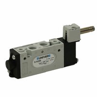 Elektrozawór 5/2 powrót sprężyna pneumo-mechaniczna (G-6250) seria G6 - Univer