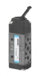 Zawór 5/2 M5 dźwigniowy, czerwony (E-15422R) seria E - Univer