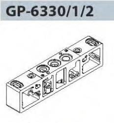 Płyta przyłaczeniowa z odciętym zasilaniem bistabilna (GP-6332) - Univer
