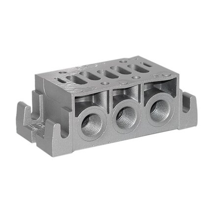 Płyta przyłączeniowa pojedyncza przyłącze boczne G1/2 (BF-3060) - Univer