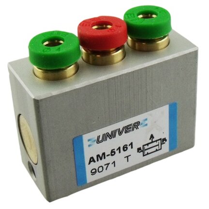 Zawór dwuciśnieniowy "AND" złączki 4x2 (AM-5161) seria AM-51 - Univer
