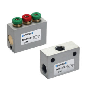 Zawór selektywny "OR" G1/4 (AM-5164) seria AM-51 - Univer