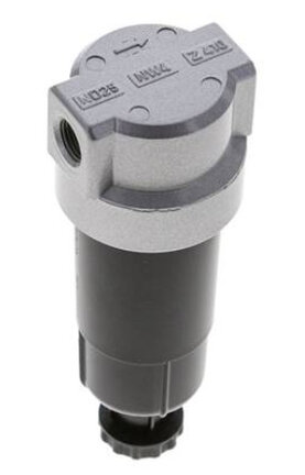 Filtr Mini G1/4, zbiornik metalowy